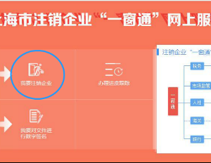 上海市注销企业“一窗通”网上服务操作指南