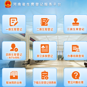 河南省生育登记服务平台常见问题汇总