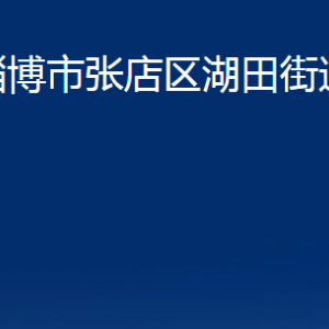 淄博市张店区湖田街道办事处各部门联系电话