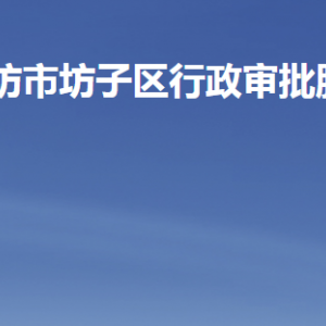 潍坊市坊子区行政审批服务局各部门职责及联系电话