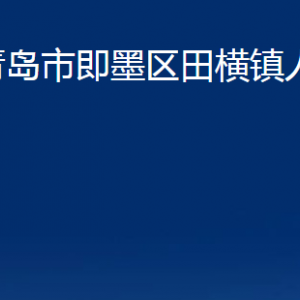 青岛市即墨区田横镇人民政府各部门办公时间及联系电话