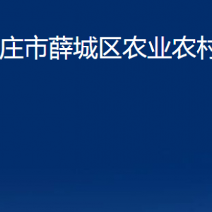 枣庄市薛城区农业农村局各部门对外联系电话