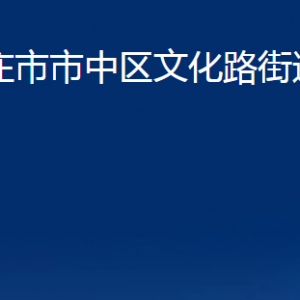 枣庄市市中区文化路街道办事处各部门对外联系电话