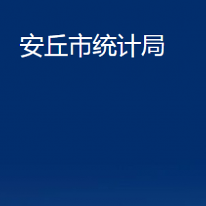 安丘市统计局各部门职责及联系电话