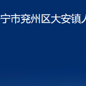 济宁市兖州区大安镇政府各部门职责及联系电话