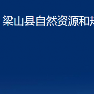 梁山县自然资源和规划局各部门职责及联系电话