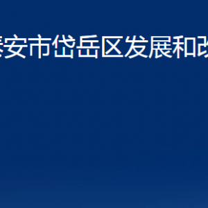 泰安市岱岳区发展和改革局各部门职责及联系电话