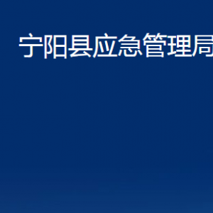 宁阳县应急管理各部门对外联系电话