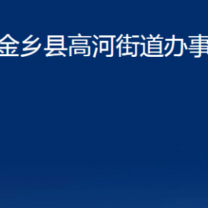 金乡县高河街道为民服务中心对外联系电话及地址