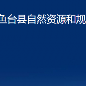 鱼台县自然资源和规划局各部门职责及联系电话