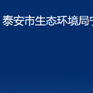 泰安市生态环境局宁阳分局各部门职责及联系电话