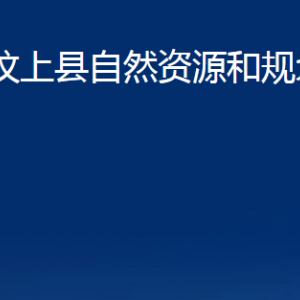 汶上县自然资源和规划局各部门职责及联系电话