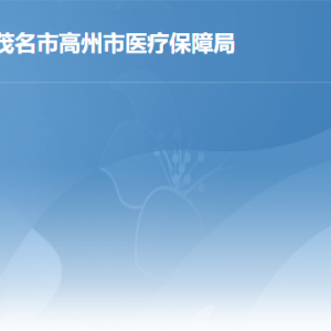 高州市医疗保障局办事窗口工作时间及联系电话