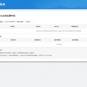 广东省电子税务局社保费网报系统社会保险费申报操作指南