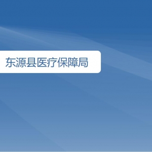 东源县医疗保障局各办事窗口工作时间及咨询电话