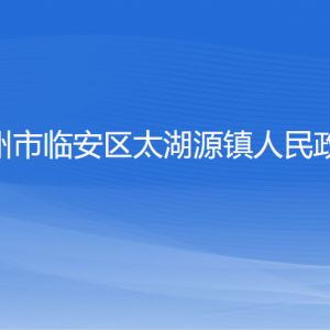 杭州市临安区太湖源镇政府各部门负责人和联系电话