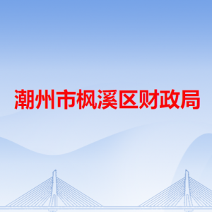 潮州市枫溪区财政局各办事窗口工作时间和咨询电话