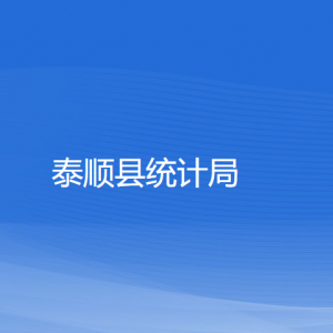 泰顺县统计局各部门负责人和联系电话