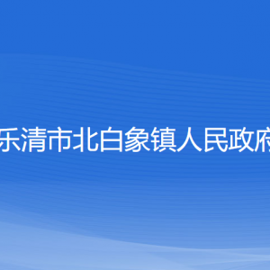 乐清市北白象镇政府各职能部门负责人和联系电话