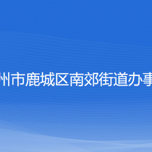 温州市鹿城区南郊街道办事处各部门负责人和联系电话