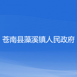 苍南县藻溪镇人民政府各部门负责人和联系电话