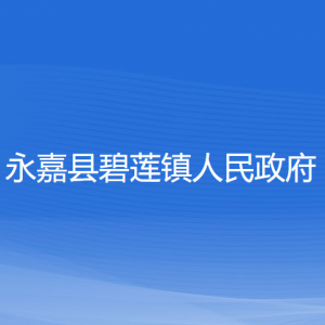 永嘉县碧莲镇人民政府各部门负责人和联系电话