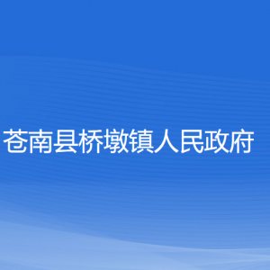 苍南县桥墩镇政府各部门负责人和联系电话