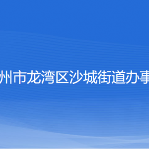 温州市龙湾区沙城街道办事处各部门负责人和联系电话