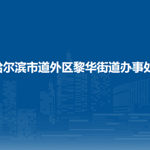 哈尔滨市道外区黎华街道办事处各部门职责及联系电话