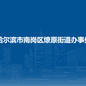 哈尔滨市南岗区燎原街道办事处各部门职责及联系电话
