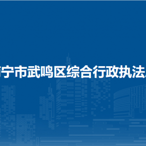 南宁市武鸣区综合行政执法局各部门负责人和联系电话