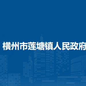 横州市莲塘镇人民政府下属单位工作时间和联系电话