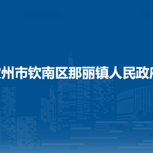 钦州市钦南区那丽镇政府各部门负责人和联系电话