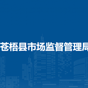 苍梧县市场监督管理局各部门负责人和联系电话