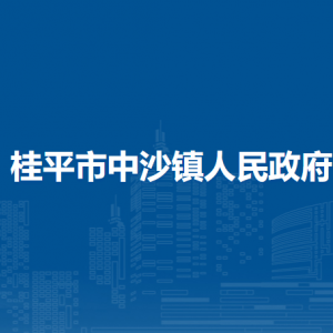 桂平市中沙镇政府各部门负责人和联系电话