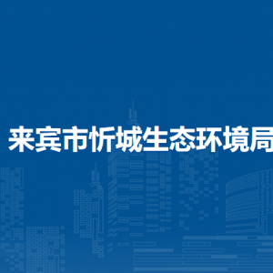 来宾市忻城生态环境局各部门负责人和联系电话