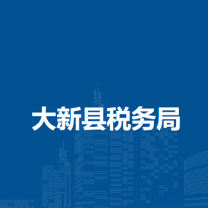 大新县税务局办税服务厅办公时间地址及纳税服务电话
