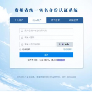 贵州省企业名称自主申报操作指南
