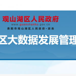 贵阳市观山湖区大数据发展管理局各部门负责人和联系电话