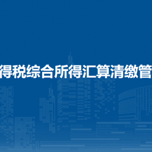 个人所得税综合所得汇算清缴管理办法（全文）