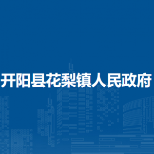 开阳县花梨镇政府各部门负责人和联系电话