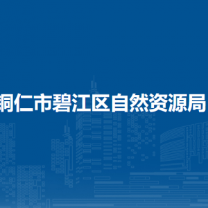 铜仁市碧江区自然资源局各部门负责人及联系电话
