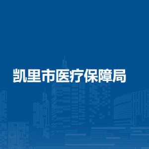 凯里市医疗保障局各部门负责人及联系电话