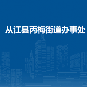 从江县丙梅街道办事处各部门负责人及联系电话