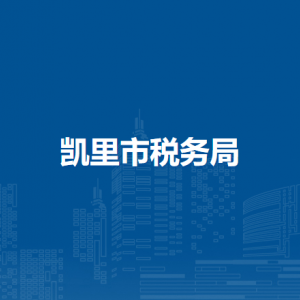 凯里市税务局涉税投诉举报及纳税服务咨询电话