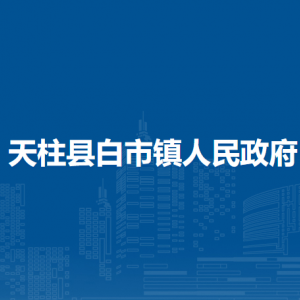 天柱县白市镇政府各部门职责及联系电话