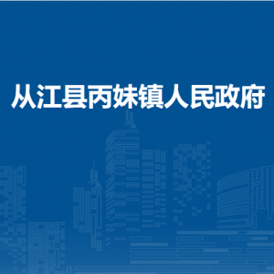 从江县丙妹镇政府各部门负责人及联系电话