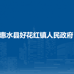 惠水县好花红镇政府各部门负责人及联系电话