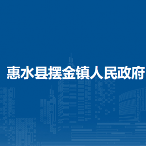 惠水县摆金镇政府各部门负责人及联系电话