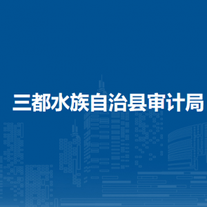 三都水族自治县审计局各部门负责人及联系电话